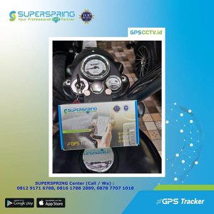 Pasang GPS Tracker Motor Royal Enfield GPS Pelacak murah SUPERSPRING gps cctv