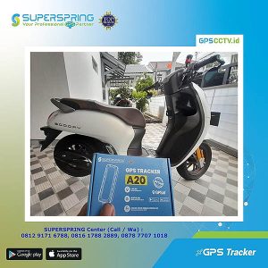 pasang gps tracker motor scoopy superspring gpscctv